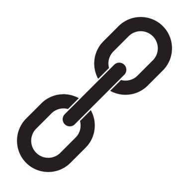 Zinciri, bağlantı simge vektör