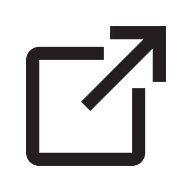 Dış bağlantı simgesi, açık sayfa simgesi