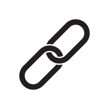 Zinciri, bağlantı simge vektör