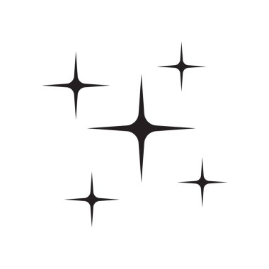 Simge Parlatıcı, yıldız simgesi izole temiz