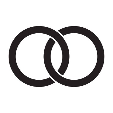 İç içe daireler, yüzük dağılımı. Daireler, yüzük kavramı simgesi