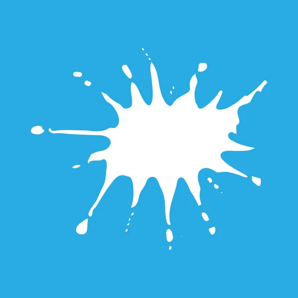 Mjölk Plats Bläck Plats Textur Paint Spot — Stock vektor