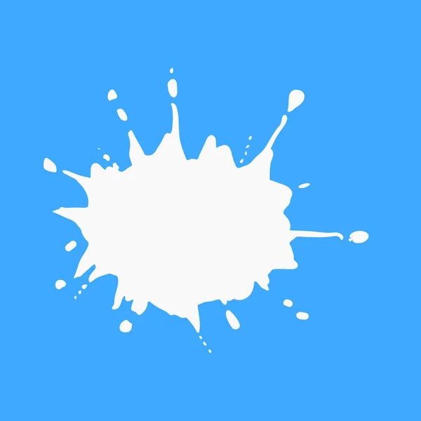 Mjölk Plats Bläck Plats Textur Paint Spot — Stock vektor