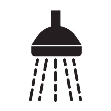 Duş simge vektör izole