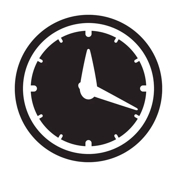 Uhr Icon Zeit Icon Vektor — Stockvektor