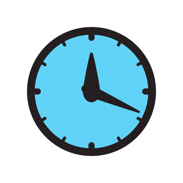 Uhr Icon Zeit Icon Vektor — Stockvektor