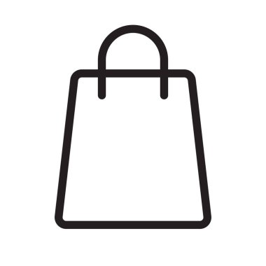 Kalp vektör simgesi içeren alışveriş torbası