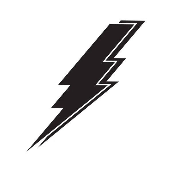 Lightning Bolt Elkraft Vektor Ikon — Stock vektor