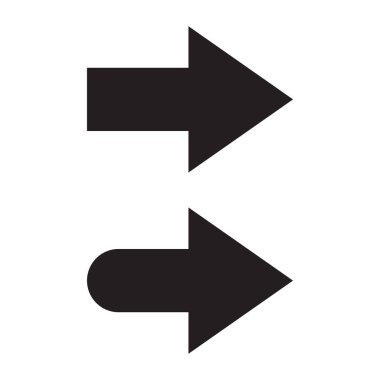 Oklar vektör simgesi illüstrasyon