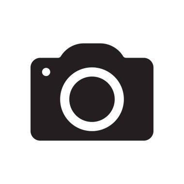 Fotoğraf kamerası vektör simgesi