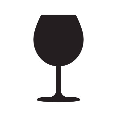 şarap cam vektör simgesi