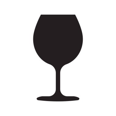 şarap cam vektör simgesi