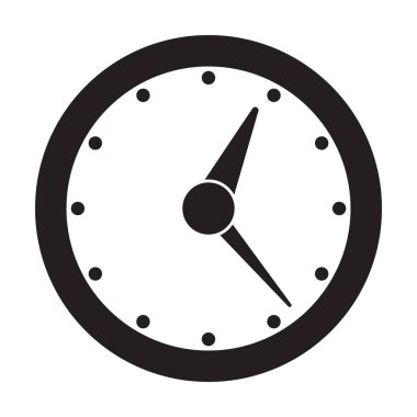 Saat simgesi, zaman simge vektör