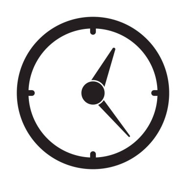 Saat simgesi, zaman simge vektör