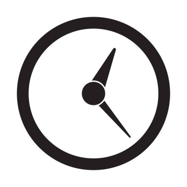 Saat simgesi, zaman simge vektör