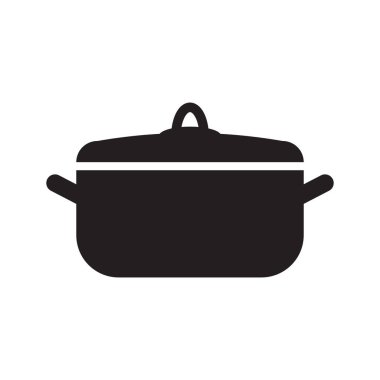 Pot simgesi yalıtılmış vektör illüstrasyon