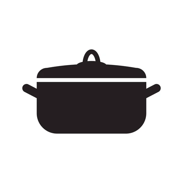 Pot Icon Isolerad Vektor Illustration — Stock vektor