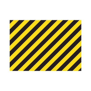 dizili dikdörtgen arka plan, sarı ve siyah uyarı işareti çapraz, dikkat - için bir uyarı potansiyel tehlike vektör şablon çizgili