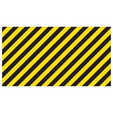 Uyarı çizgili dikdörtgen arka plan, çapraz üzerinde sarı ve siyah çizgiler, dikkatli olmak için bir uyarı