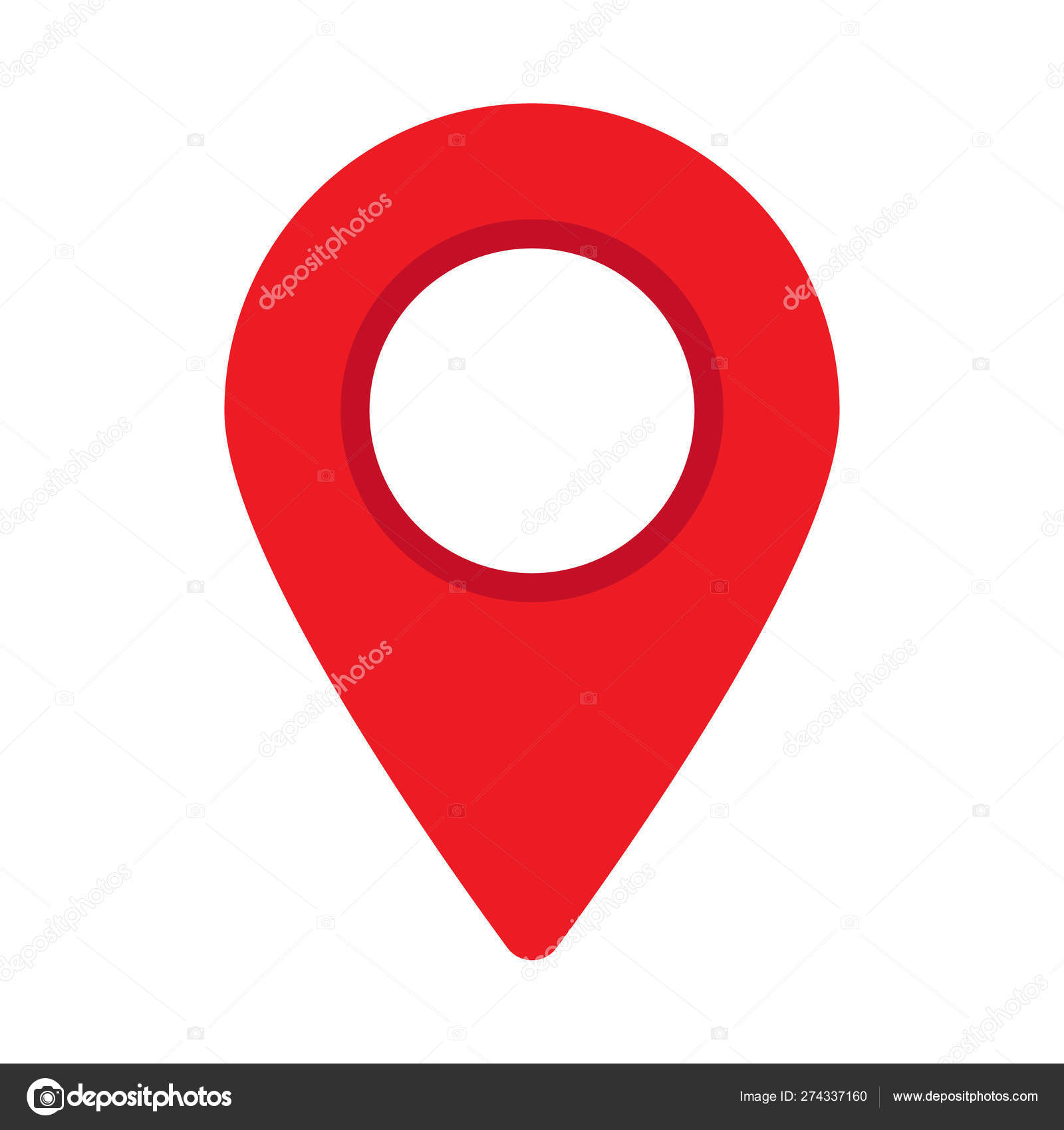 Red Maps Pin Location Map Icon Location Pin Pin Icon Vector Image By C Dmvector Vector Stock