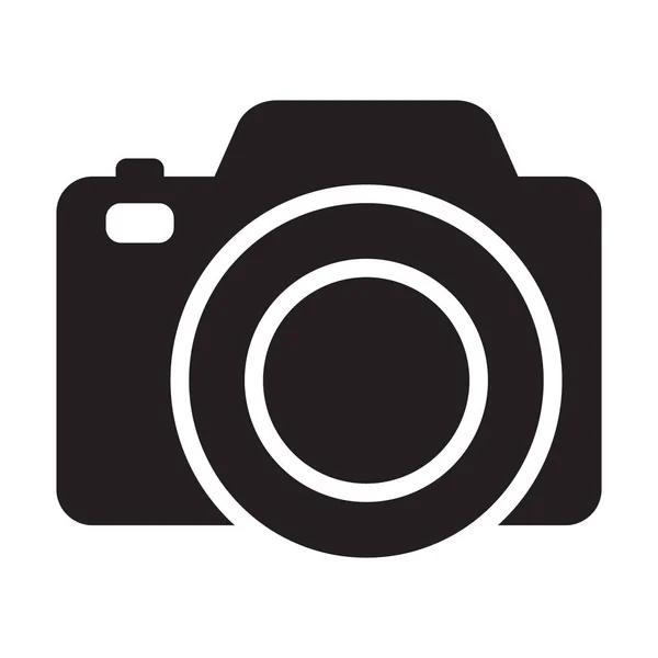 Photo Camera Icon Vector Isolated — Stock Vector