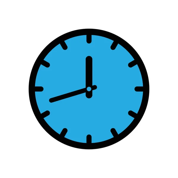 Uhr Icon Zeit Icon Vektor — Stockvektor