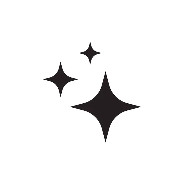 Icona Shine Icona Clean Star — Vettoriale Stock