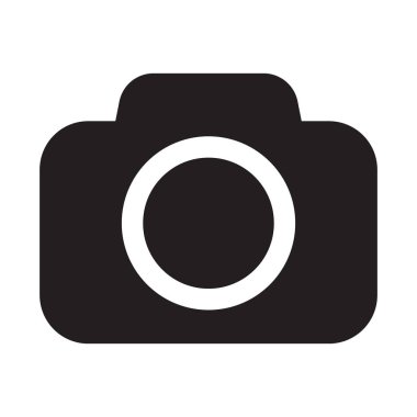 Fotoğraf kamerası vektör simgesi