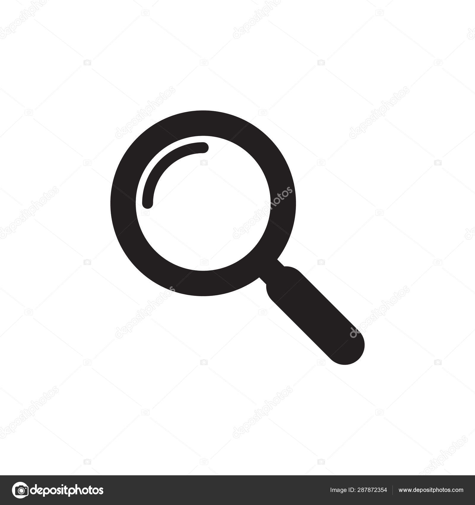 Search Icon Magnifying Glass Icon Vector Magnifier Loupe Sign Stock Vector C Dmvector