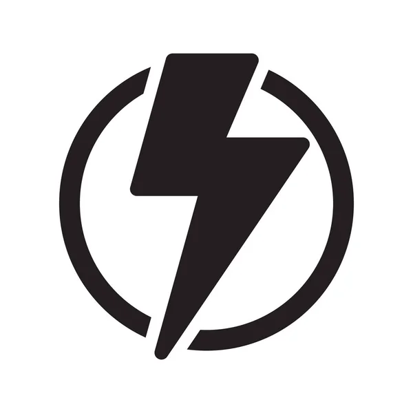 Lightning Bolt Icon Modern Icon Design Modern Icons Mobile Web — Stock Vector