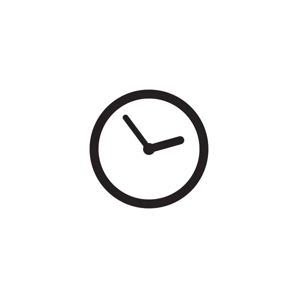 Icono Del Reloj Vector Icono Tiempo — Vector de stock