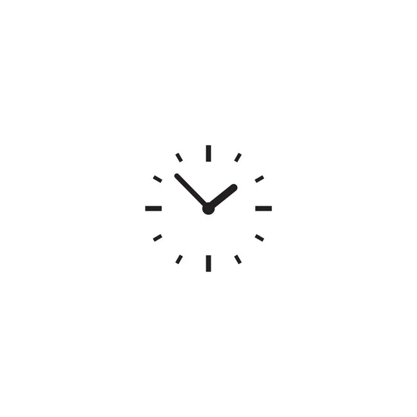 Icono Del Reloj Vector Icono Tiempo — Vector de stock