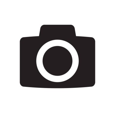 Fotoğraf kamerası vektör simgesi