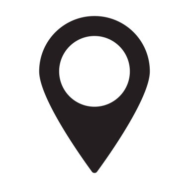 Haritalar PIN. Konumu harita simgesi. Konumu PIN. PIN simge vektör.