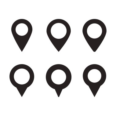 Haritalar PIN. Konumu harita simgesi.