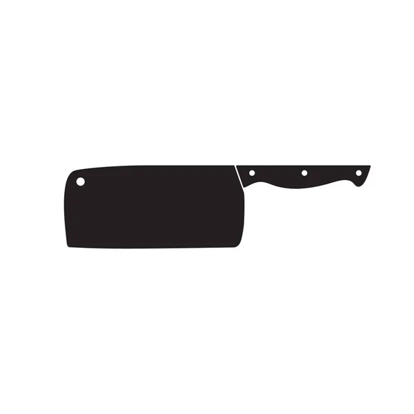 Meat Knife Icon Vector Isolated — Stock Vector