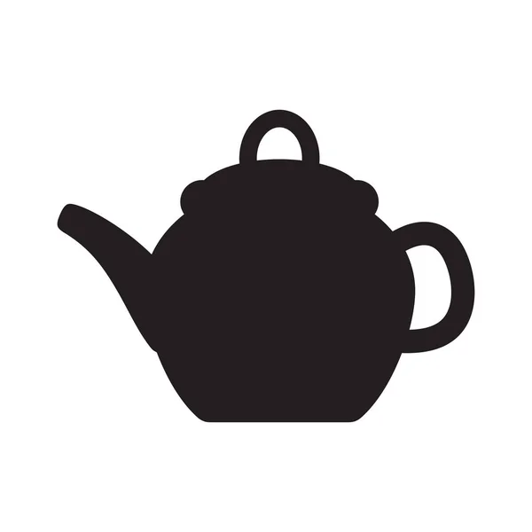 Teekanne Symbol Vektor Isoliertes Zeichen — Stockvektor