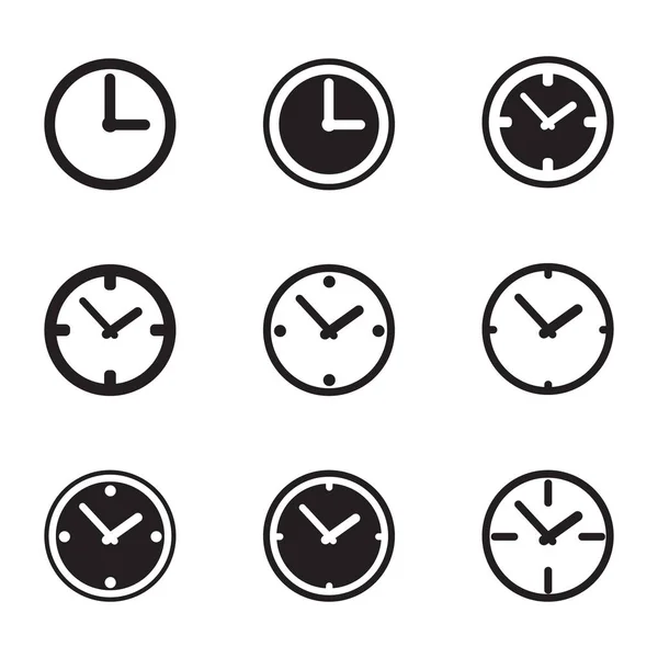 Clock Icon Time Icon Vector — Stock Vector
