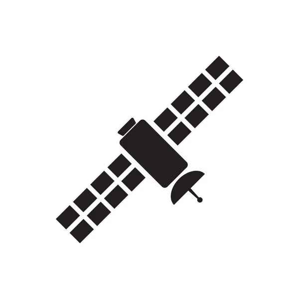 Satelliten Symbol Weltraum Satelliten Symbol Isoliert — Stockvektor