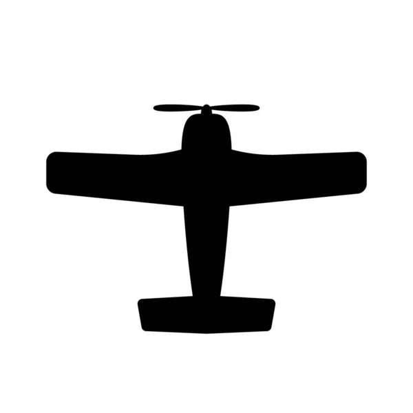 Icono Del Avión Aislado Sobre Fondo Blanco — Vector de stock