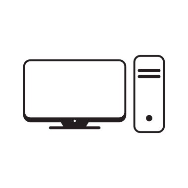 Bilgisayar simgesi. PC sembolü.