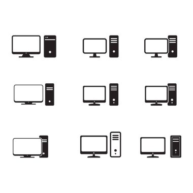 Bilgisayar simgesi. PC sembolü.