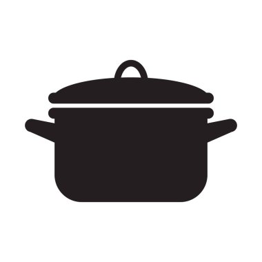 Pişirme simgesi, Ot simgesi vektörü izole edildi