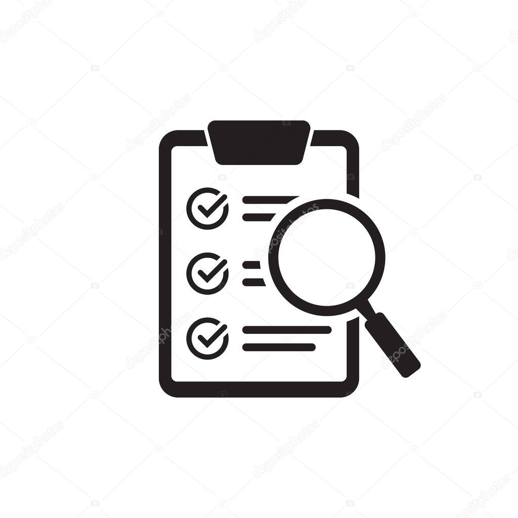 Magnifier assessment checklist icon