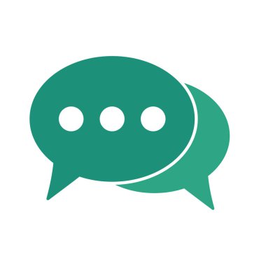 konuşma kabarcığı vektörü simgesi