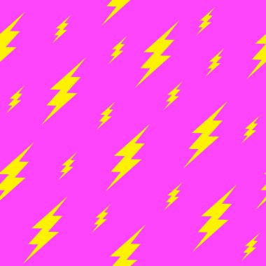 Şimşek deseni pürüzsüz, pembe arkaplan.