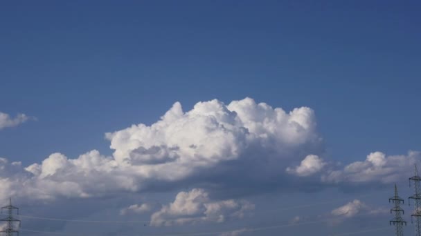 Cloudscape Blue Sky Time Lapse — Stock Video