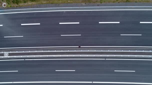 新しい連邦道路 空撮のストレッチします — ストック動画