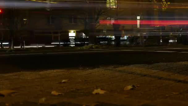 Time Lapse Rusningstrafik Trafikstockning Centrum — Stockvideo