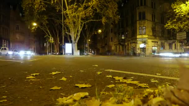 Hızlandırılmış Acele Saat Trafik Sıkışıklığı Şehir Merkezinde — Stok video
